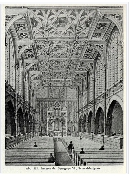 Die alte Synagoge in Mariahilf.